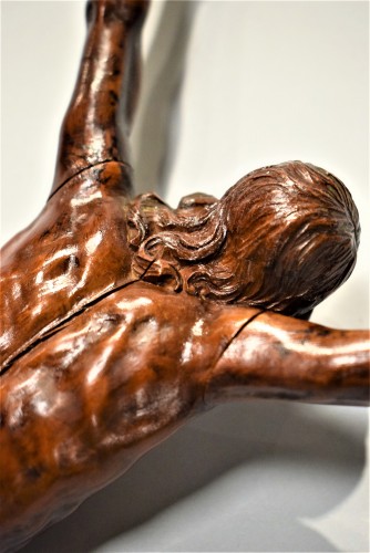 17th century - Crucified Christ Boxwood  venetian sculpture  mid-17th century 